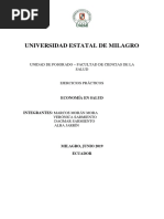 Ejercicios Prã¡cticos de Economia en Salud