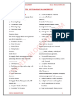 Ome752 Supply Chain Management: MCQ Set - 1