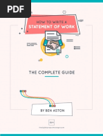 Statement of Work (SoW) - A Guide To How To Write A Scope of Work