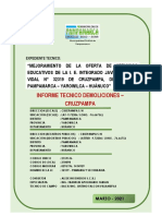 1.5.2. - Informe Tecnico de Demolicion Cruzpampa