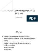 Structured Query Language - SQLite