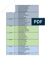 Grupos de PS Organizacional - D - Domingo 11 Julio