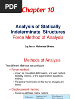 Analysis of Statically Indeterminate Structures