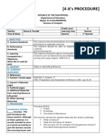 (4 A'S Procedure) : I. Objectives