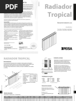 Manual Radiador Tropical