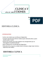 Historia Clinica y Sus Secciones