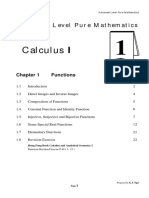 Calculus I: Advanced Level Pure Mathematics