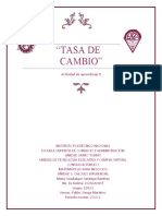 Tasa de Cambio