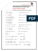 Tarea 02 - Ecuaciones Diferenciales de Variables Separables y Homogeneas