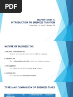 Introduction To Business Taxation: Chapter 3 (Part 1)