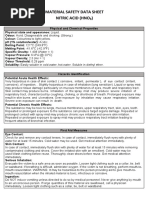 Material Safety Data Sheet Nitric Acid (Hno)