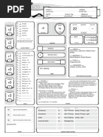 Mystery DND Character Sheet :) C