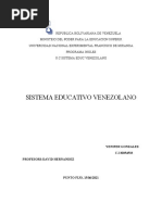 Sistema Educativo en Venezuel1