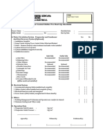 Air Cooled Chiller Pre Start-Up Checklist