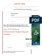 250+ TOp Environmental Engineering and Answers