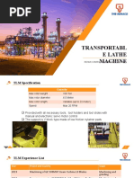 TNB REMACO Transportable Lathe Machine Presentation Slides