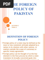 Foreign Policy of Pakistan