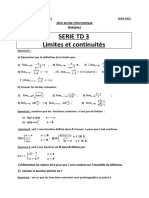 TD 3 LIMITE ET Continuité 