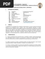 SILABO ACT. F DEPORTIVA - Administración. 2020 - I UNSM-T