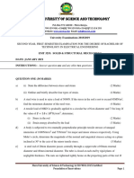 EMT 3253 Solid Structural Mechanics I