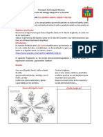 Tema 7. El Espíritu Santo. DONES Y FRUTOS