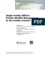 Single Family Offices Wharton RSRCH Paper 2010