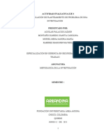 ACTIVIDAD EVALUATIVA EJE 3 Formulación de Planteamiento de Problema de Una Investigación