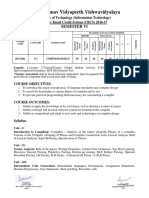 Syllabus VI SEM Updated Syllabus of BTIT603-B. Tech.