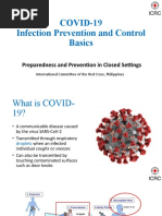 Covid 19 Infection Prevention and Control Casics