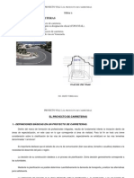 1.-El Proyecto de Carreteras