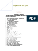 Training Sessions in Cogent: Prepaid Terminology