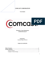 Comcast Corporation: Case Analysis