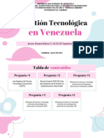 Gestión Tecnológica en Venezuela