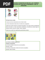 Localización e Identificación de Las Formas Verbales