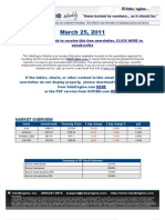 ValuEngine Weekly Newsletter March 25, 2011