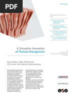 A Disruptive Innovation: of Thermal Management