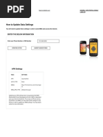 SafeLink APN Settings