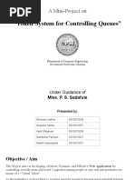 Token System For Controlling Queues