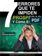 7 Errores Que Te Impiden Prosperar 2021