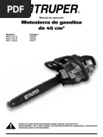 Manual de Uso Motosierra Truper