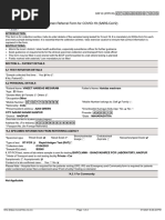 Icmr Specimen Referral Form For Covid-19 (Sars-Cov2) : (These Fields To Be Filled For All Patients Including Foreigners)