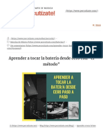 APRENDER A TOCAR LA BATERÍA Desde Cero Con - El Método - 2021