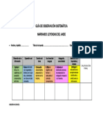 Guía de Observación Sistemática - Narración de Una Leyenda