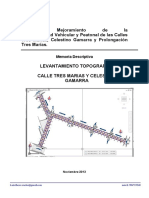 Memoria Descriptiva Levantamiento Topografico