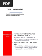 Timer Programming: The 8051 Microcontroller and Embedded Systems: Using Assembly and C