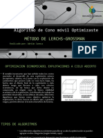 Investigación #1 Algoritmo de Cono Móvil Optimizante MÉTODO DE LERCHS-GROSSMAN