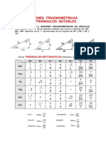 Razones Trigonometricas de Triangulos Notables Recursos