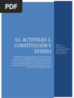 S1. Actividad 1. Constitucion Y Estado: Sesión 1. Antecedentes, Conceptos y Relación de Constitución-Estado-gobierno