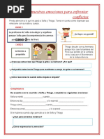 Ficha 16 HB Manejamos Nuestras Emociones para Enfrentar Conflictos