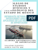 Infografía Metodología de Operaciones Aduaneras Aplicadas en Las Mercancías de Importación